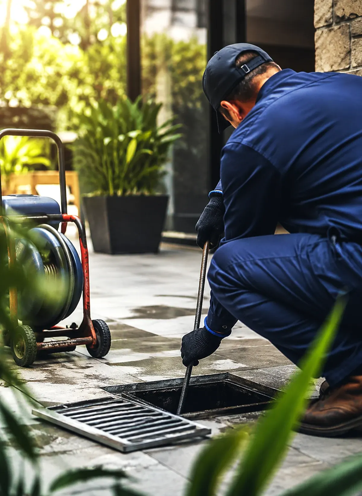 Atendimento profissional de desentupimento em Atibaia